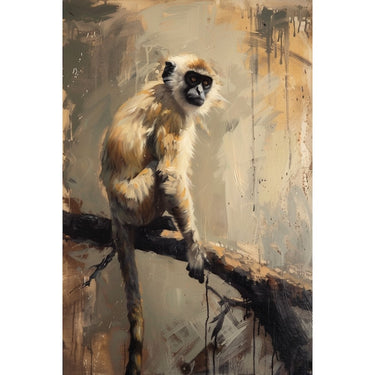 Monkey Canvas on Canvas